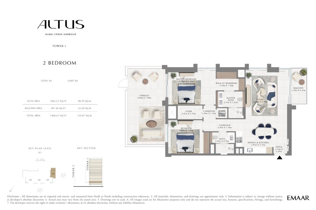 Altus - Floorplan - 2 Bedroom