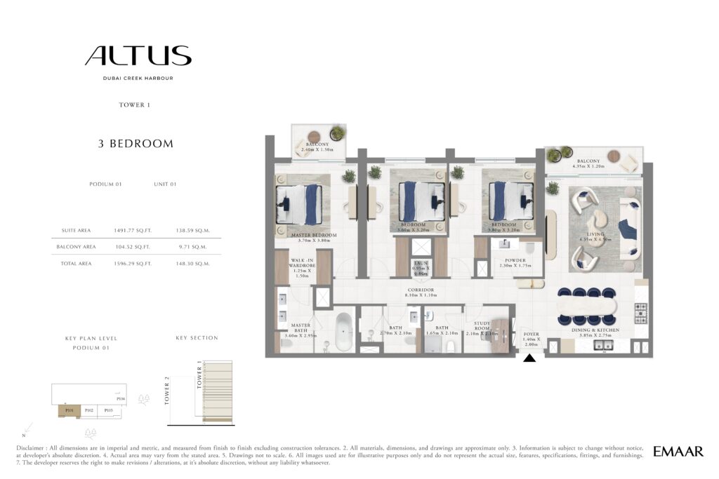 Altus - Floorplan - 3 Bedroom