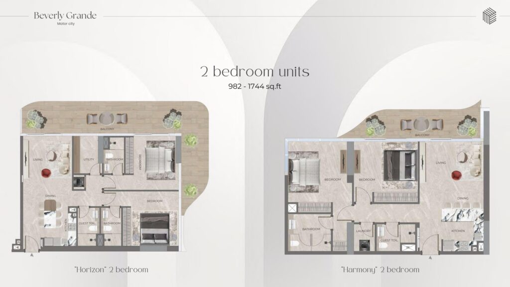 Beverly Grande - Floorplans - 2 Bedroom