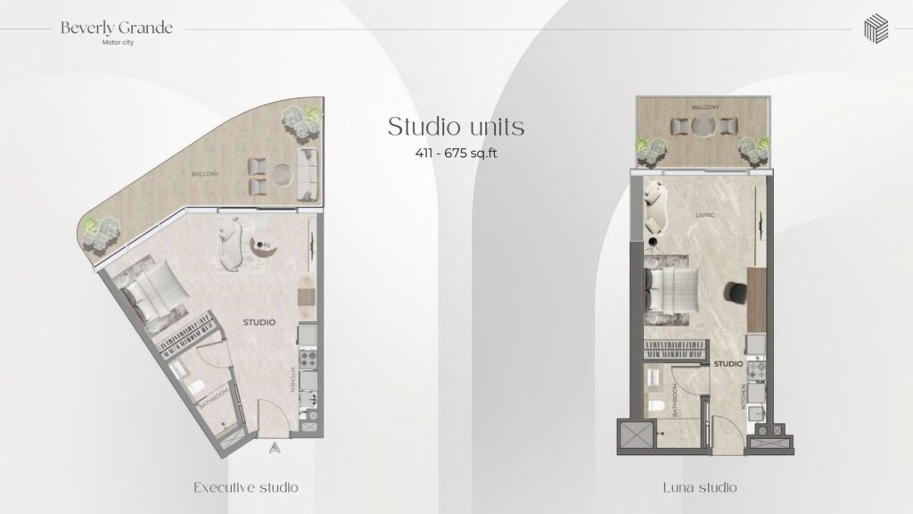Beverly Grande - Floorplans - Studio
