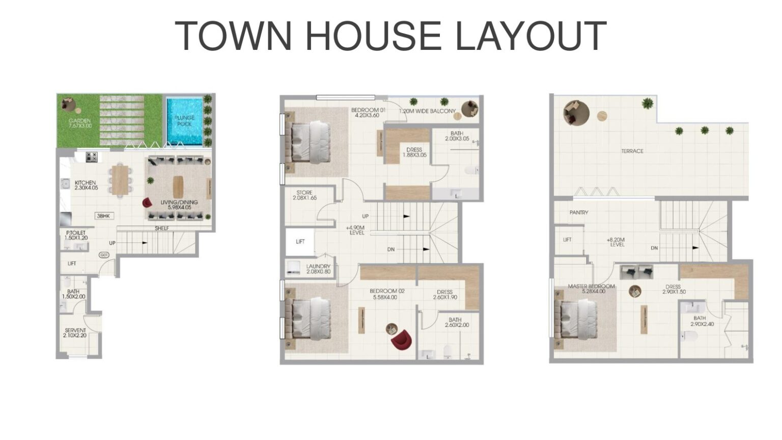 Bonds Avenue Floor Plan Townhouse