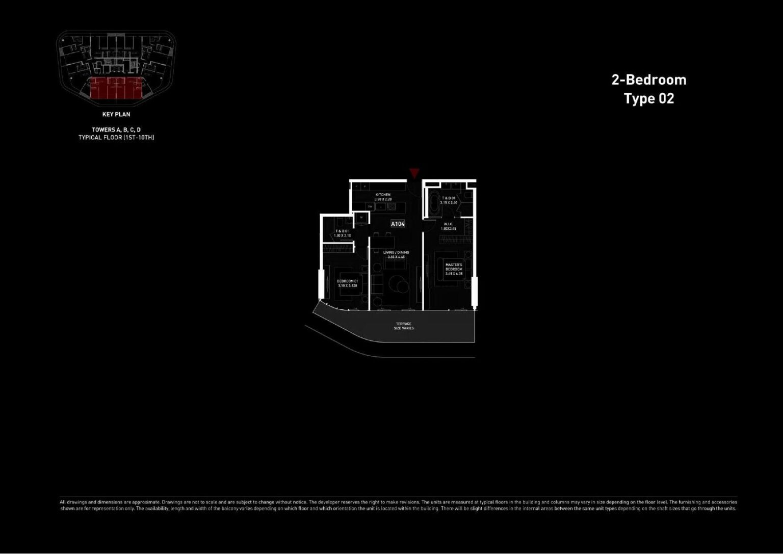 Brabus Island - Floorplans - 2 Bedroom Type 02