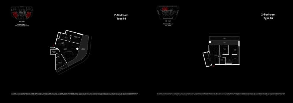 Brabus Island - Floorplans - 2 Bedroom Type 03