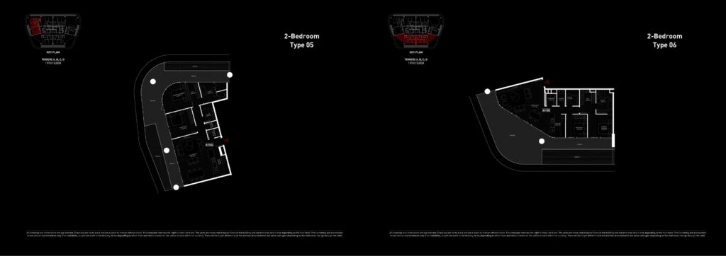 Brabus Island - Floorplans - 2 Bedroom Type 05
