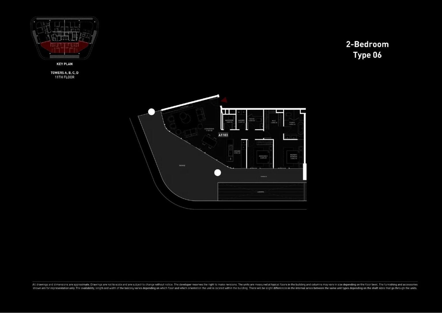 Brabus Island - Floorplans - 2 Bedroom Type 06