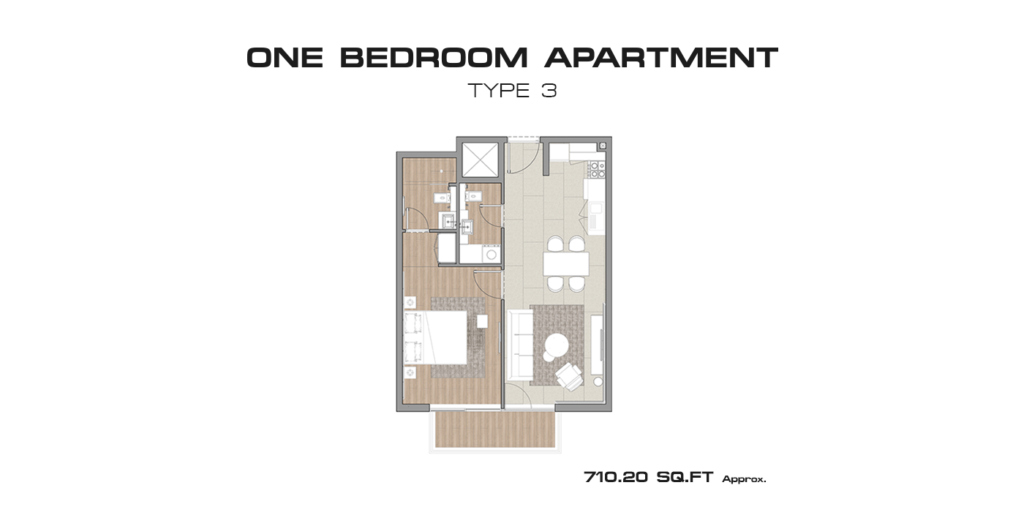 Concept 7 Residences - Floorplan 1 Bedroom (2)