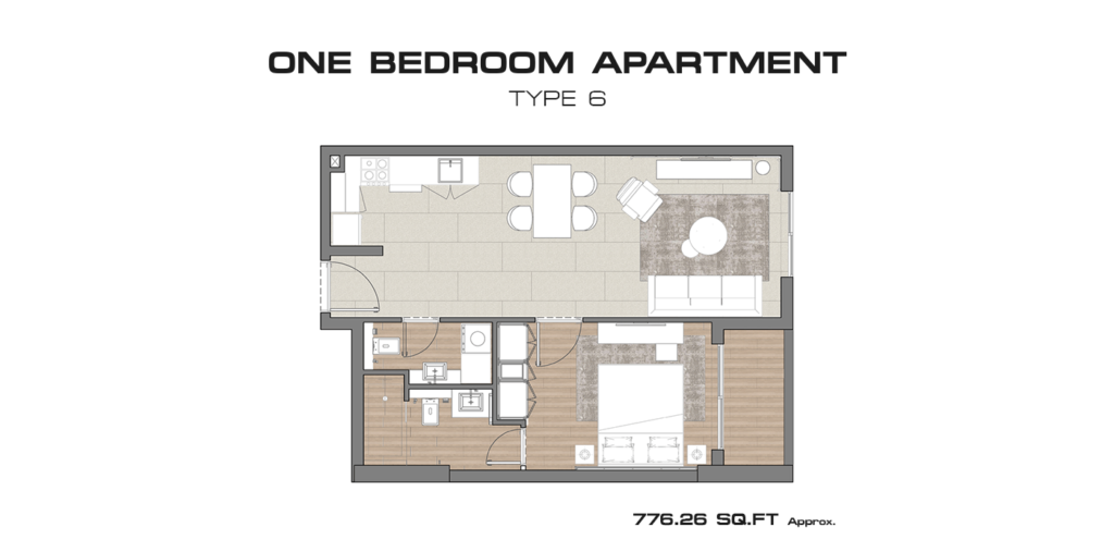 Concept 7 Residences - Floorplan 1 Bedroom (4)