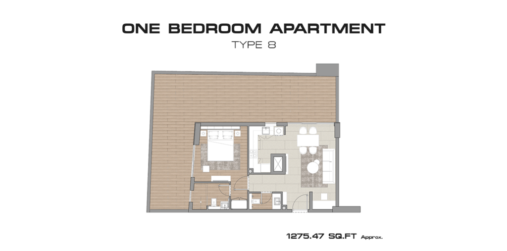 Concept 7 Residences - Floorplan 1 Bedroom (7)