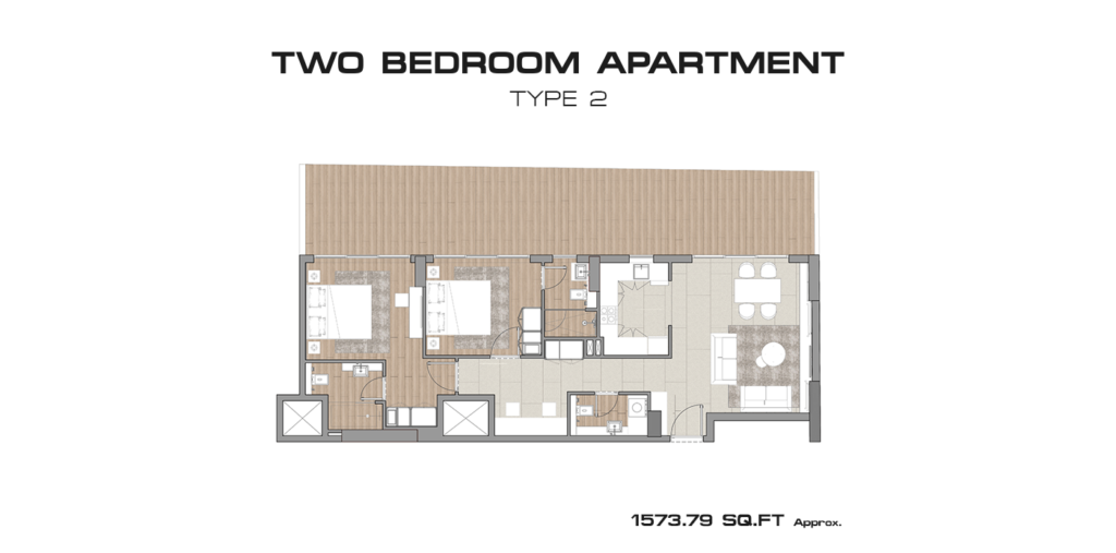 Concept 7 Residences - Floorplan 2 Bedroom (3)