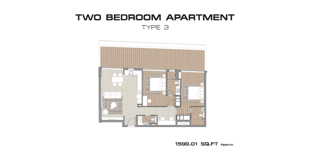 Concept 7 Residences - Floorplan 2 Bedroom (4)