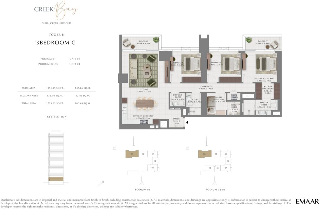 Creek Bay - Floorplans - 3 Bedroom C