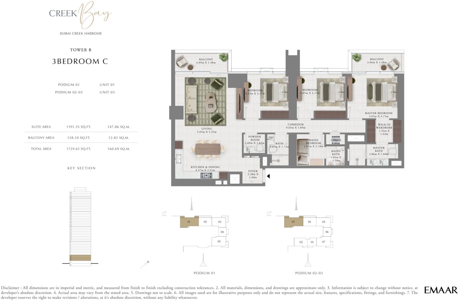 Creek Bay - Floorplans - 3 Bedroom C