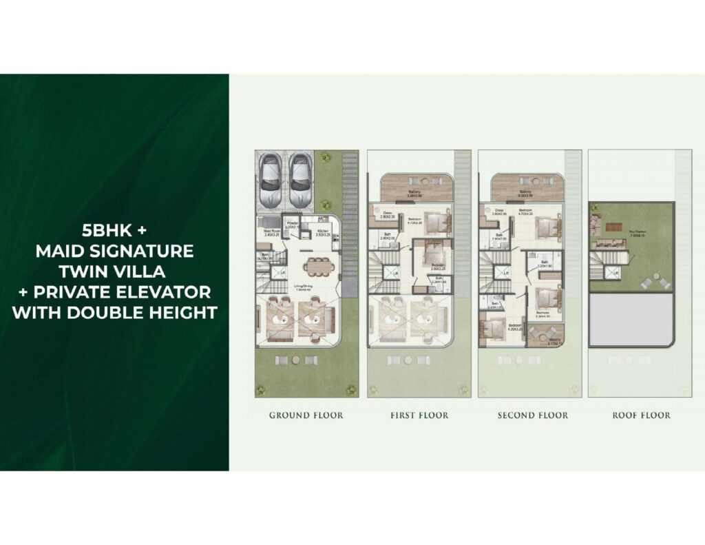 Greenz - Floorplans - 5.5 Bedroom Villa (2)