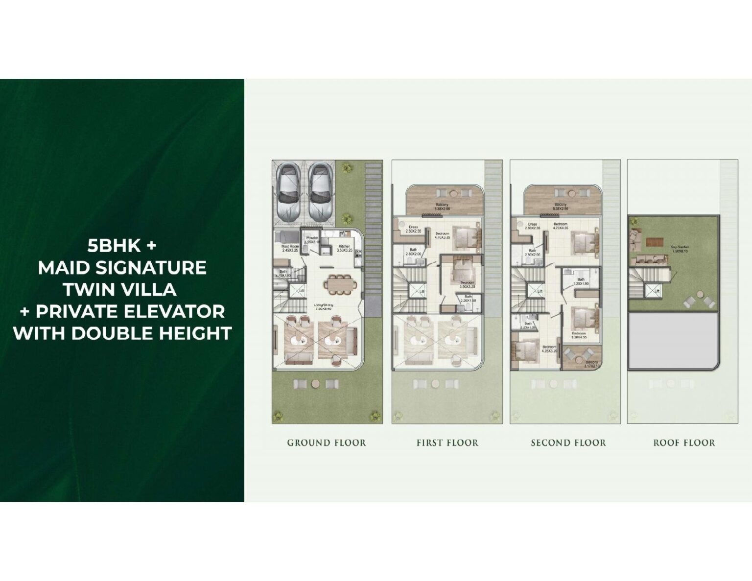 Greenz - Floorplans - 5.5 Bedroom Villa (2)