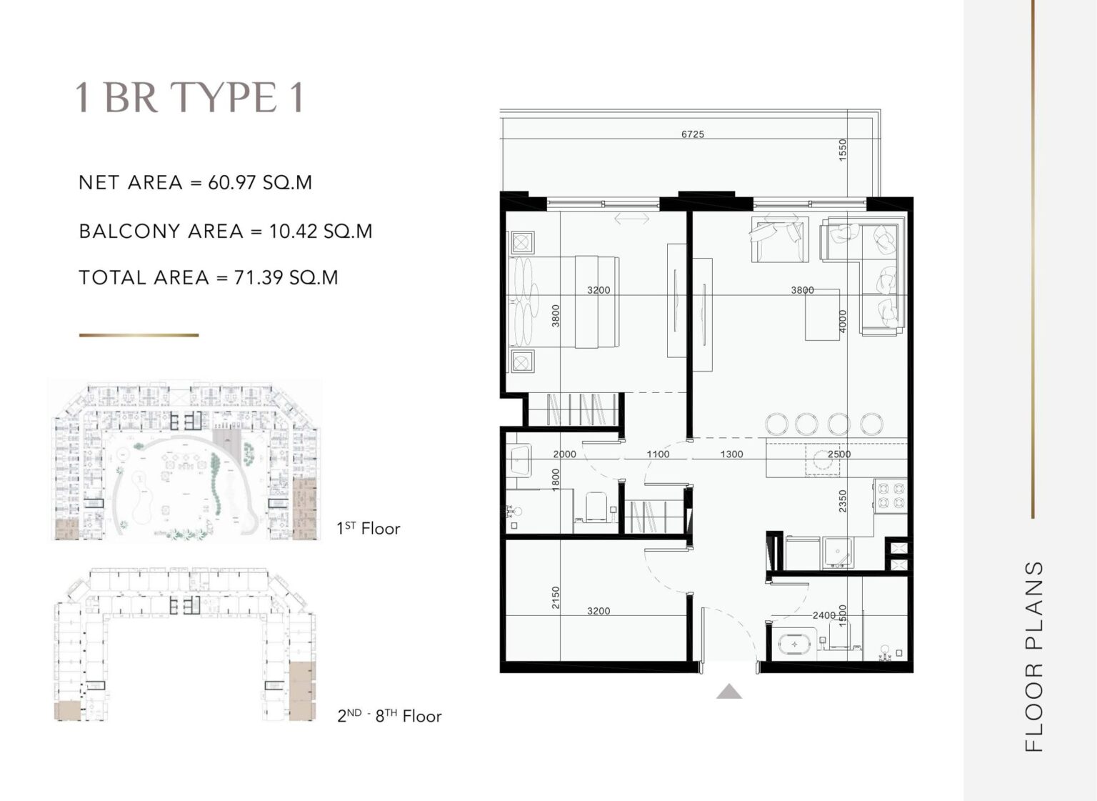 Laya Heights - Floorplans - 1 Bedroom (1)
