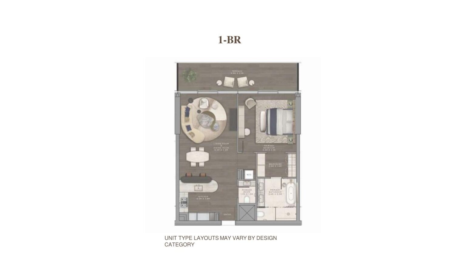 Mandarin Oriental Residences - Floorplans - 1 Bedroom