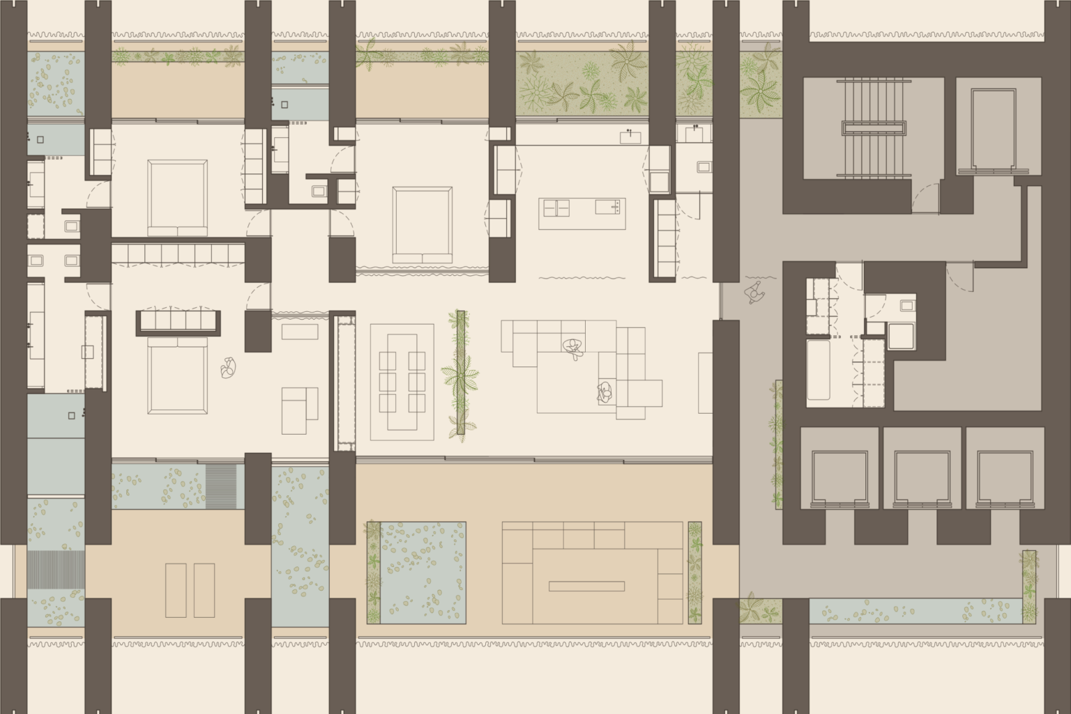 Muraba Veil typical residence floor plan