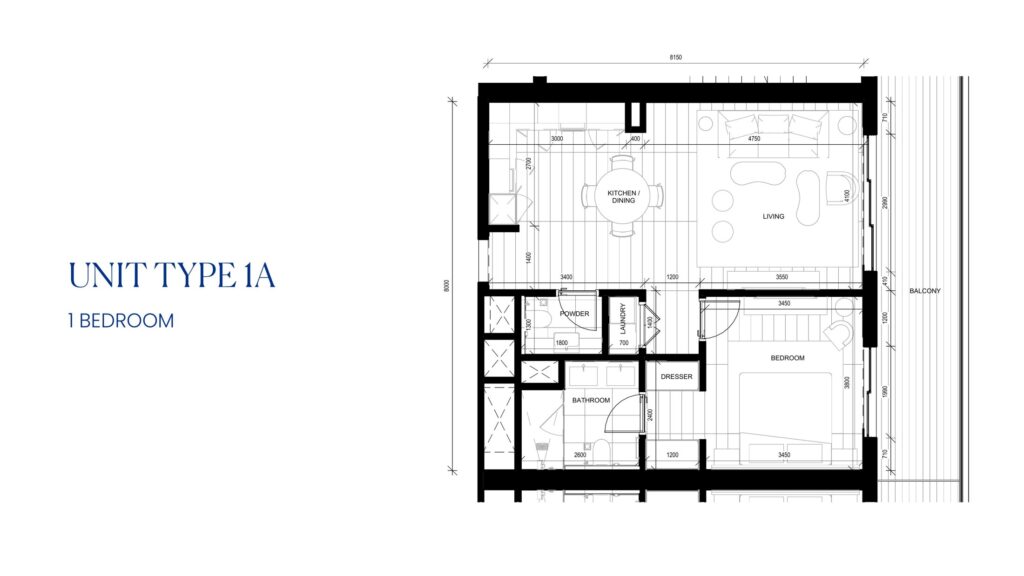 Nikki Beach Residences - Floorplans - 1 Bedroom