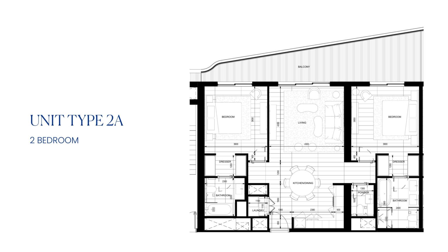 Nikki Beach Residences - Floorplans - 2 Bedroom