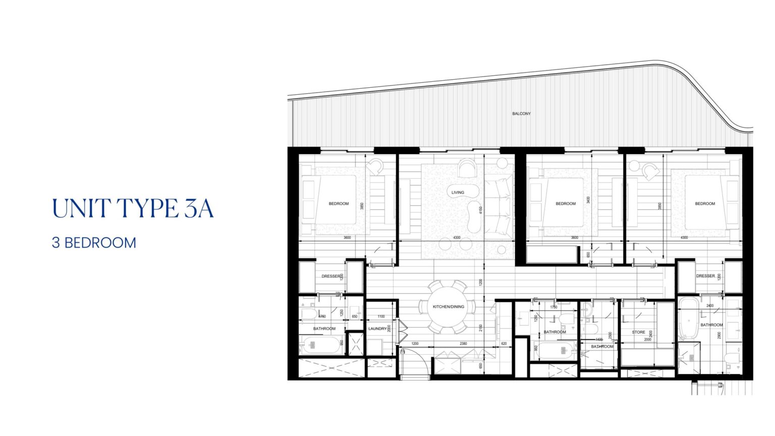 Nikki Beach Residences - Floorplans - 3.5 Bedroom