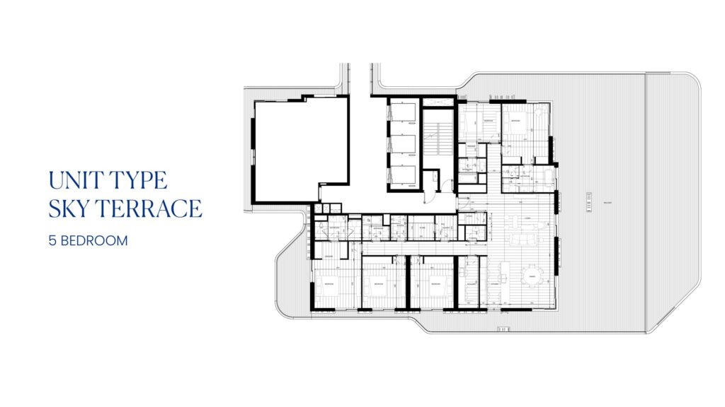 Nikki Beach Residences - Floorplans - 5.5 Bedroom Sky Villa