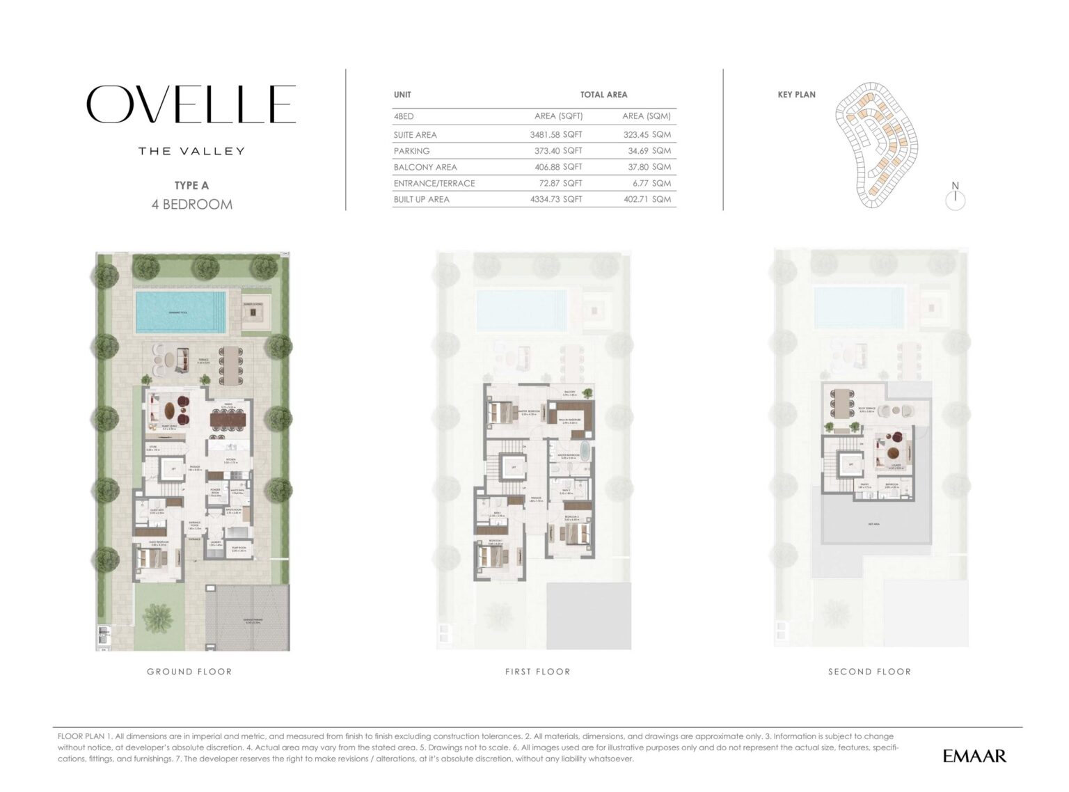 Ovelle The Valley - Floorplans - 4 Bedroom