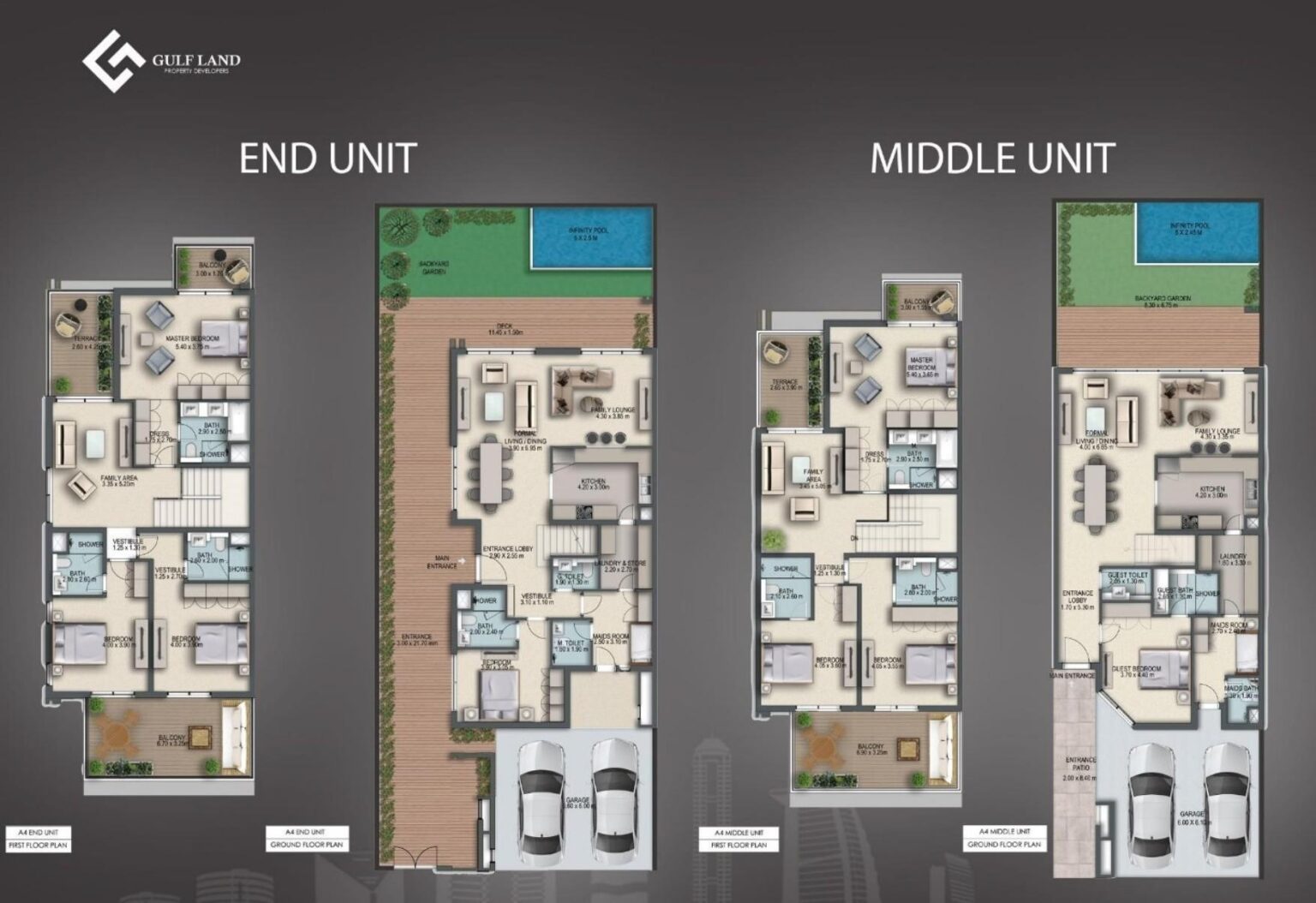 Paradise Hills - Floorplans - 4 Bedroom Townhouse