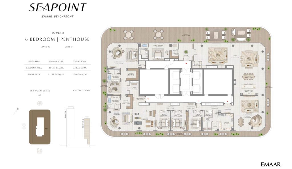 Seapoint - Floorplan Penthouse