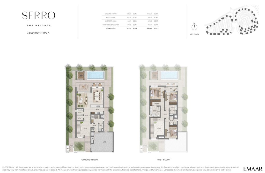 Serro - Floorplans - 3 Bedroom Villa Type A