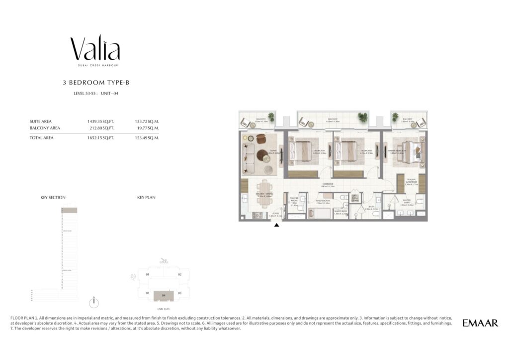Valia - Floorplans - 3 Bedroom Type B