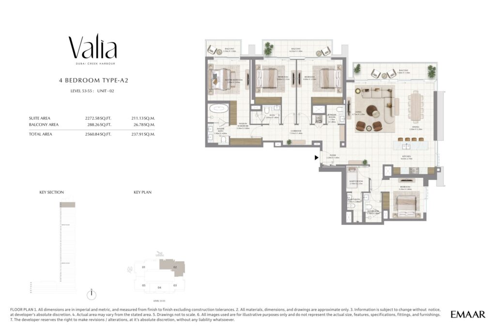Valia - Floorplans - 4 Bedroom Type A2
