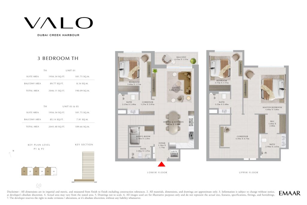 Valo - Floorplan - 3 Bedroom Townhouse