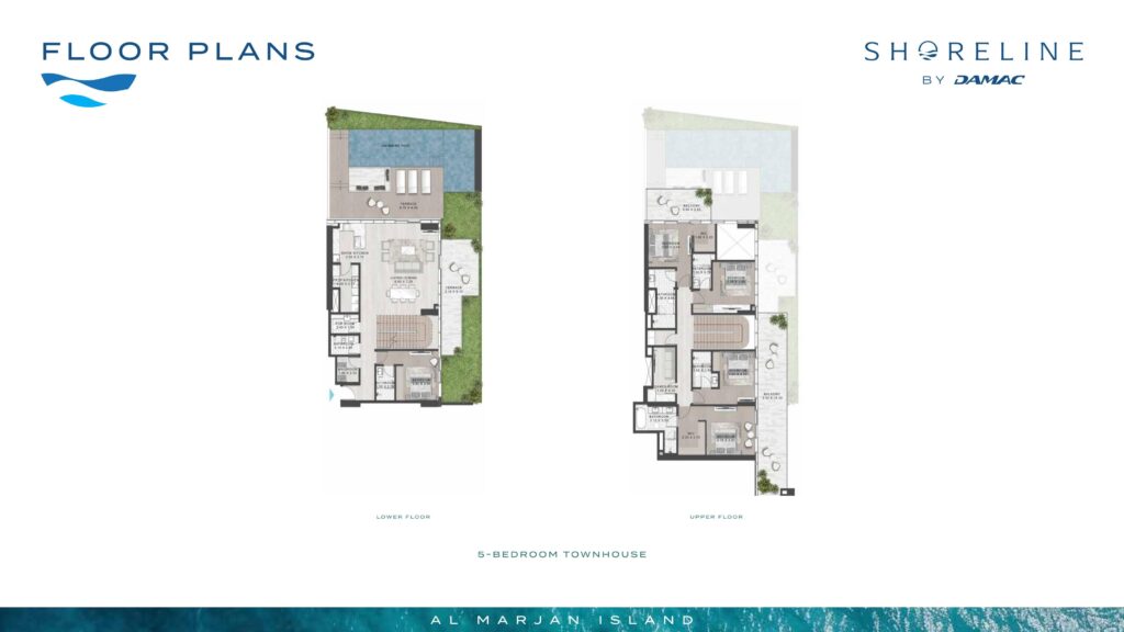 Shoreline 5 Bedroom townhouse floor plan