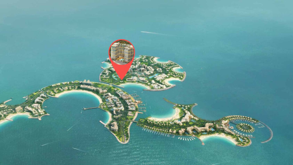 Shoreline master plan on Al Marjan Island