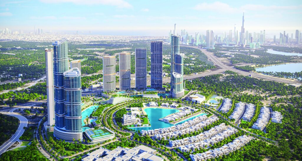 340 Riverside Crescent masterplan within Sobha Hartland II